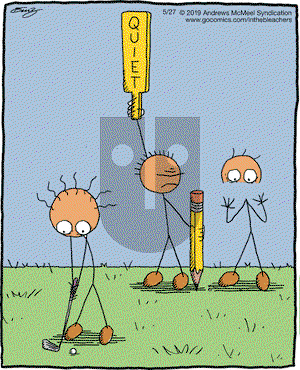 In the Bleachers on Monday May 27, 2019 Comic Strip