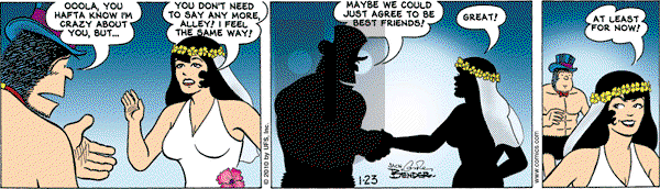 Alley Oop on Saturday January 23, 2010 Comic Strip