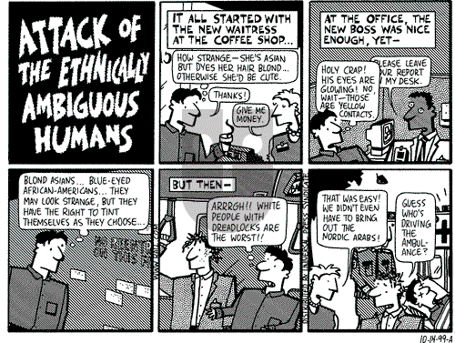 Ted Rall on Saturday October 16, 1999 Comic Strip