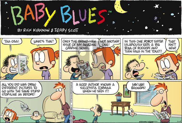 Baby Blues on Sunday November 15, 2020 Comic Strip