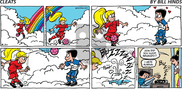 Cleats - Sunday September 30, 2007 Comic Strip