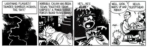 Calvin and Hobbes on Monday March 28, 1988 Comic Strip