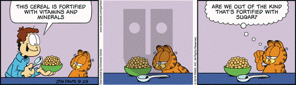 Garfield on Thursday September 29, 2016 Comic Strip