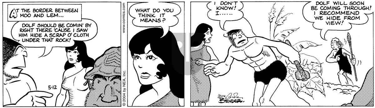 Alley Oop - Wednesday May 12, 2004 Comic Strip