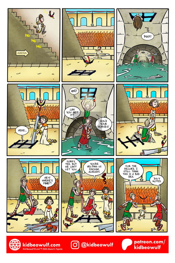 Kid Beowulf on Thursday October 17, 2024 Comic Strip
