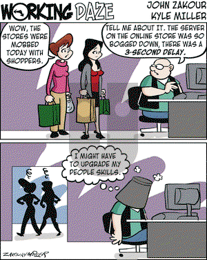 Working Daze on Saturday November 25, 2006 Comic Strip