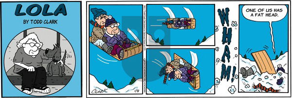 Lola on Sunday January 8, 2017 Comic Strip
