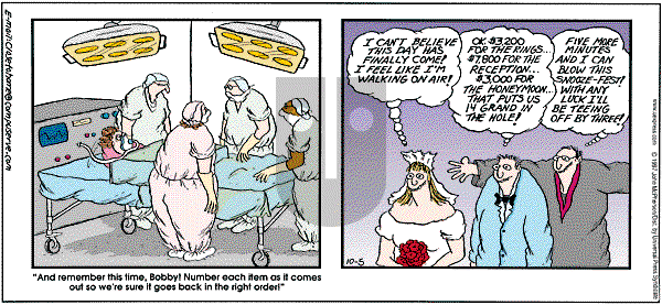 Close to Home - Sunday October 5, 1997 Comic Strip
