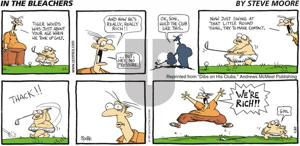 In the Bleachers on Sunday January 30, 2005 Comic Strip