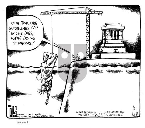 Tom Toles on Sunday June 22, 2008 Comic Strip