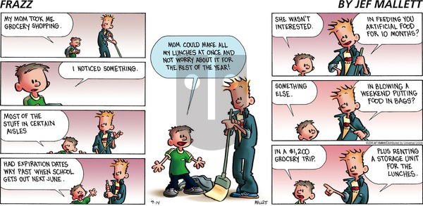 Frazz - Sunday September 14, 2014 Comic Strip