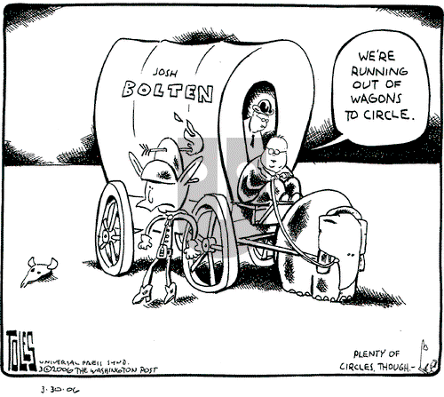 Tom Toles on Thursday March 30, 2006 Comic Strip