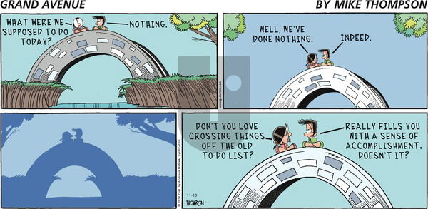 Grand Avenue - Sunday November 10, 2024 Comic Strip