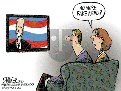 Jeff Stahler on Tuesday November 10, 2020 Comic Strip