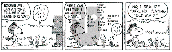 Peanuts on Monday July 21, 1997 Comic Strip