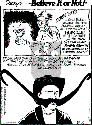 Ripley's Believe It or Not on Thursday October 16, 2003 Comic Strip