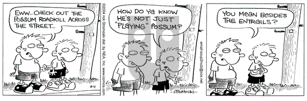 Soup to Nutz - Old on Saturday August 14, 2004 Comic Strip