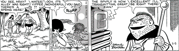 Alley Oop on Thursday February 5, 1998 Comic Strip