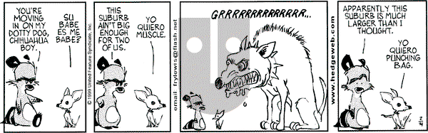 Over the Hedge - Thursday February 4, 1999 Comic Strip