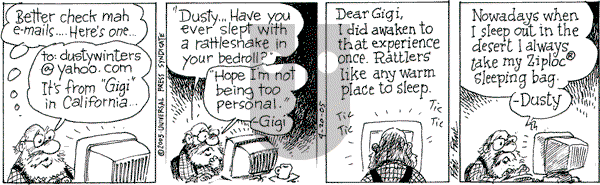 The Elderberries on Wednesday April 20, 2005 Comic Strip
