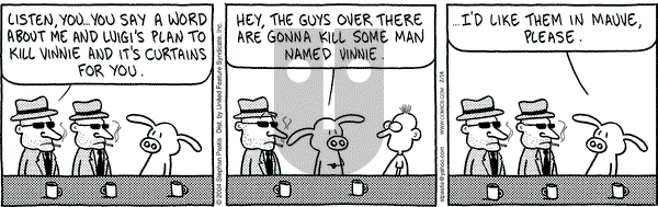 Pearls Before Swine on Saturday February 14, 2004 Comic Strip