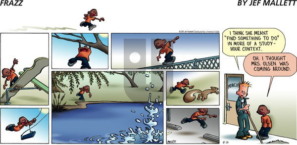 Frazz on Sunday May 31, 2015 Comic Strip