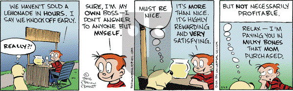 Red and Rover on Saturday July 23, 2016 Comic Strip