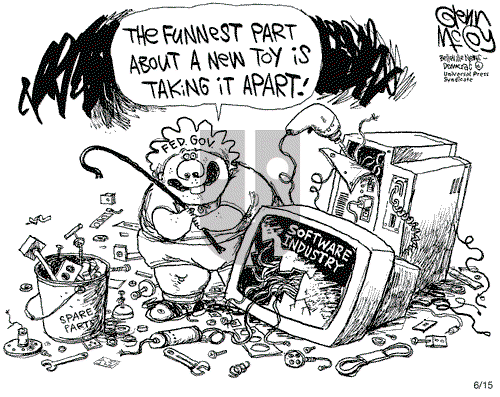 Glenn McCoy on Thursday June 15, 2000 Comic Strip