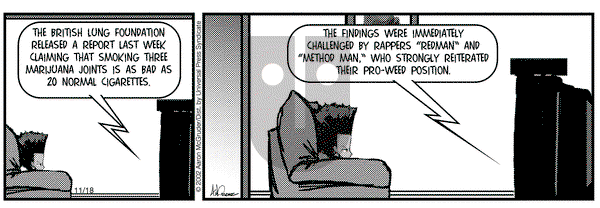 The Boondocks on Monday November 18, 2002 Comic Strip