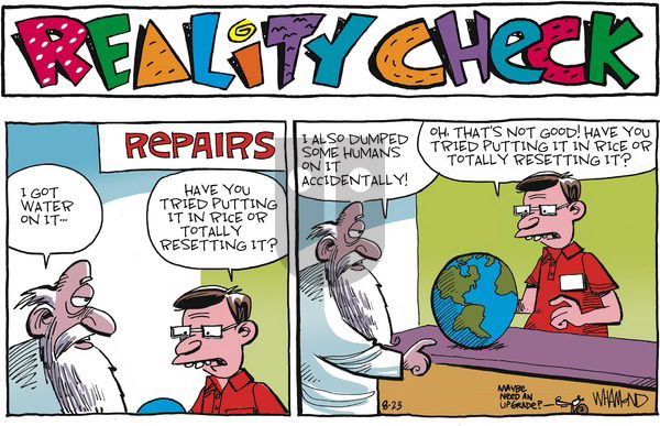 Reality Check on Sunday August 23, 2020 Comic Strip