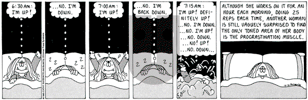 Cathy Classics on Monday October 16, 1995 Comic Strip