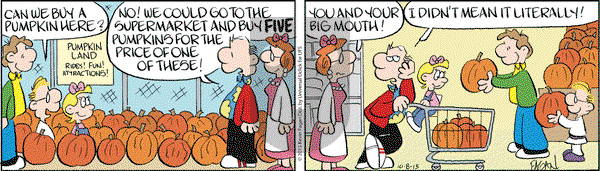 Drabble on Thursday October 8, 2015 Comic Strip