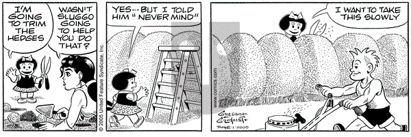 Nancy on Wednesday June 1, 2005 Comic Strip