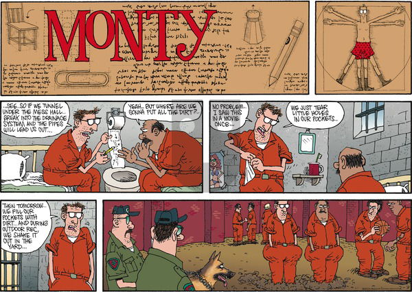 Monty on Sunday February 3, 2013 Comic Strip