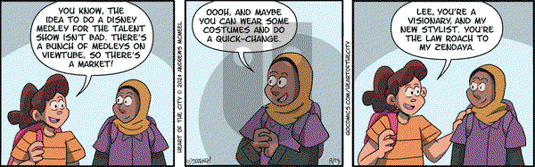 Heart of the City - Saturday August 24, 2024 Comic Strip