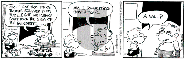 Soup to Nutz - Old on Wednesday February 22, 2006 Comic Strip