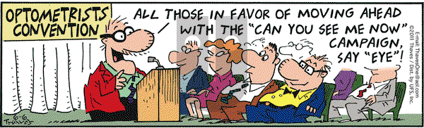 Frank and Ernest on Monday June 6, 2011 Comic Strip
