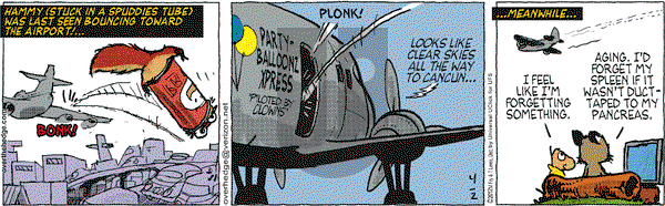 Over the Hedge on Monday April 2, 2012 Comic Strip