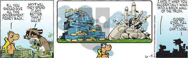 Over the Hedge on Friday June 4, 2021 Comic Strip
