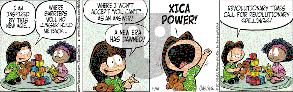 Baldo on Monday November 14, 2016 Comic Strip