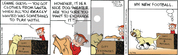 Red and Rover on Friday December 28, 2018 Comic Strip