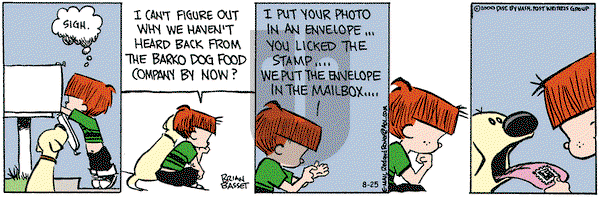 Red and Rover on Friday August 25, 2000 Comic Strip