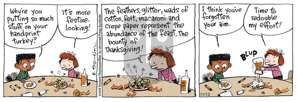 Cul de Sac on Wednesday November 12, 2008 Comic Strip