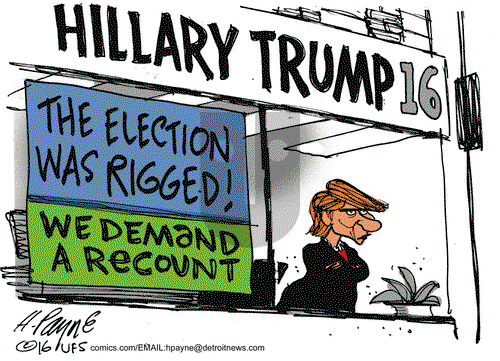 Henry Payne - Thursday December 1, 2016 Comic Strip