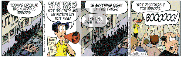 Baldo on Thursday July 28, 2011 Comic Strip