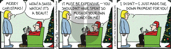 The Born Loser on Monday December 25, 2017 Comic Strip