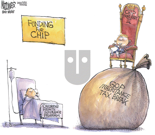 Matt Davies on Monday December 11, 2017 Comic Strip