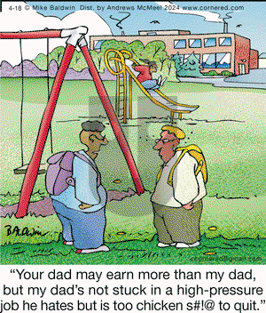 Cornered - Thursday April 18, 2024 Comic Strip