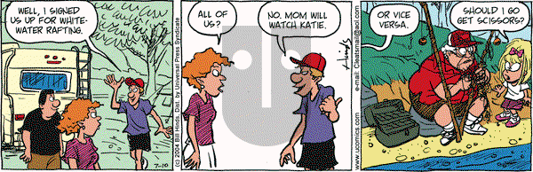 Cleats on Saturday July 10, 2004 Comic Strip