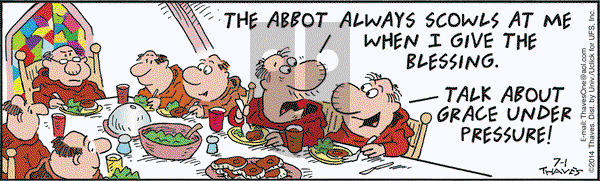 Frank and Ernest on Tuesday July 1, 2014 Comic Strip